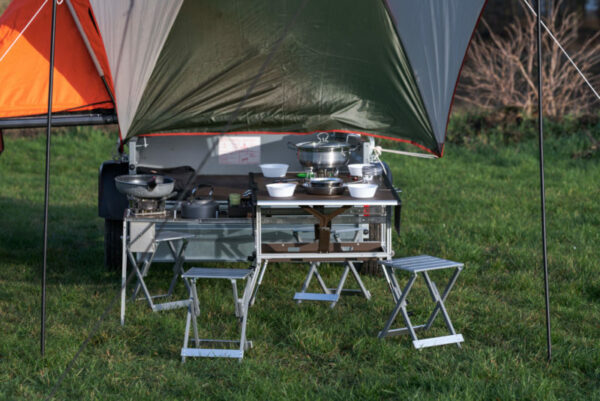 Elektrofrosch Camping