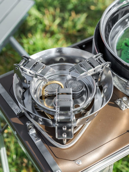 Elektrofrosch Camping