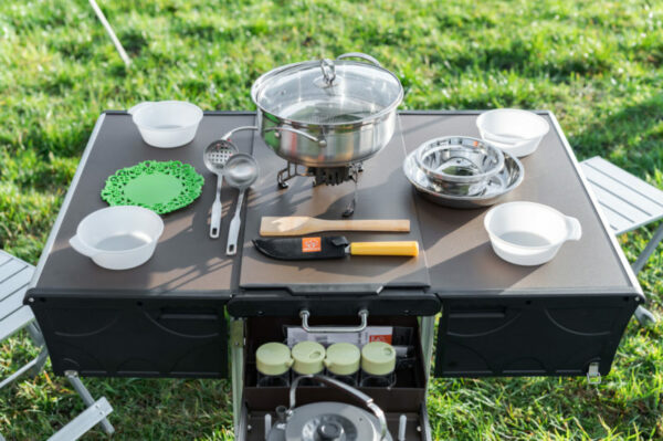 Elektrofrosch Camping