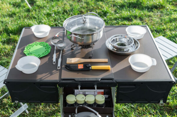 Elektrofrosch Camping