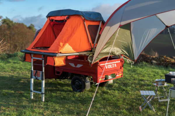 Elektrofrosch Camping