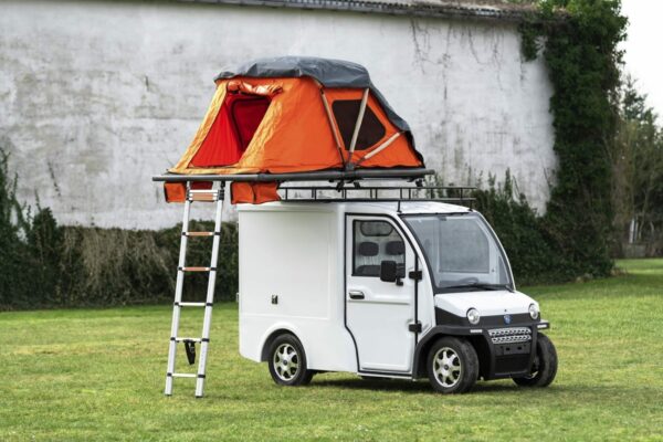 Elektrofrosch Camping