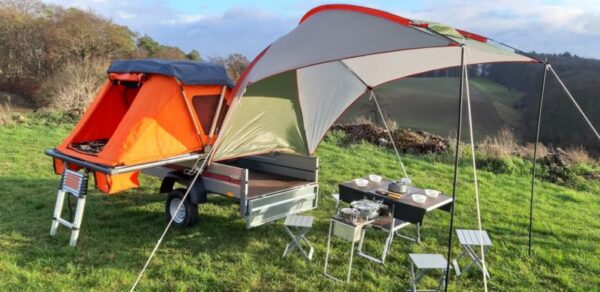 Elektrofrosch Camping